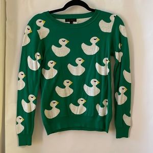 Womens TCEC Duck Print Sweater